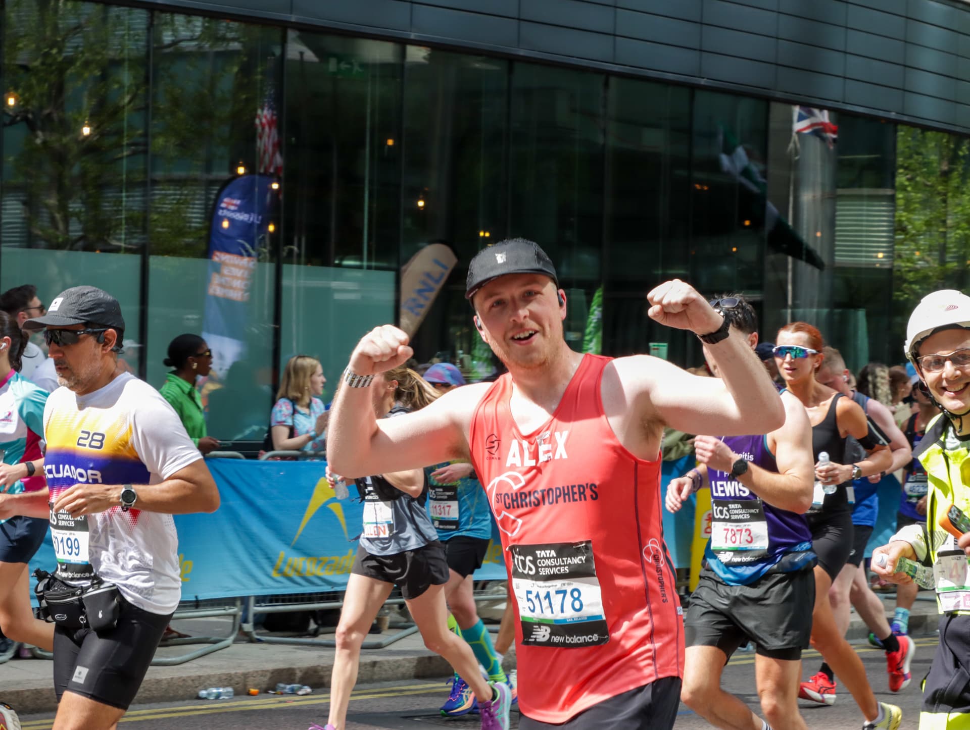 Mum of two leads St Christopher’s runners who raise over £120,000 at the London Marathon