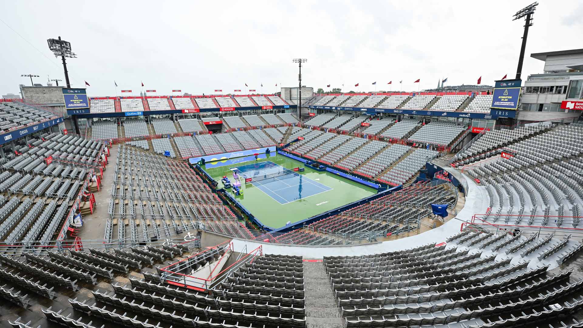 Montreal QFs delayed by rain