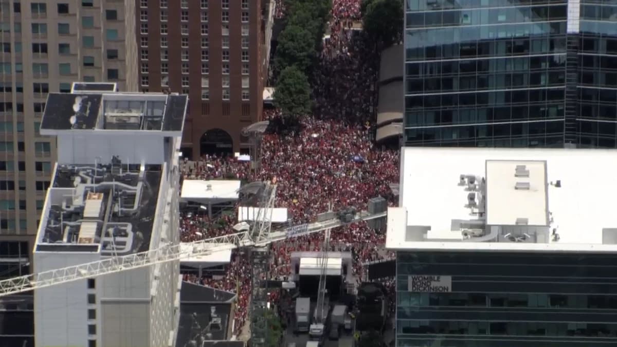150K Caniacs pack downtown Raleigh to celebrate Hurricanes' Stanley Cup title