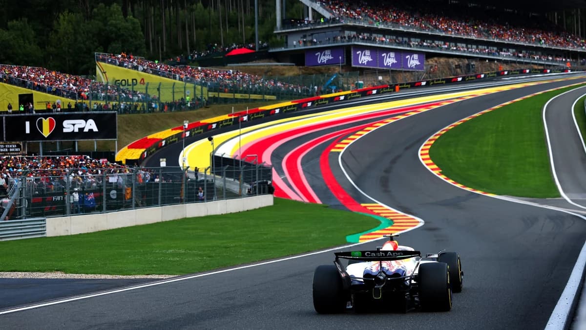 2026 Formula 1 Belgian Grand Prix timetable