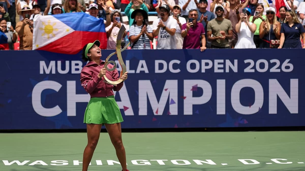 21-year-old tennis phenom makes history as 1st Filipina to win women's singles title - ABC News