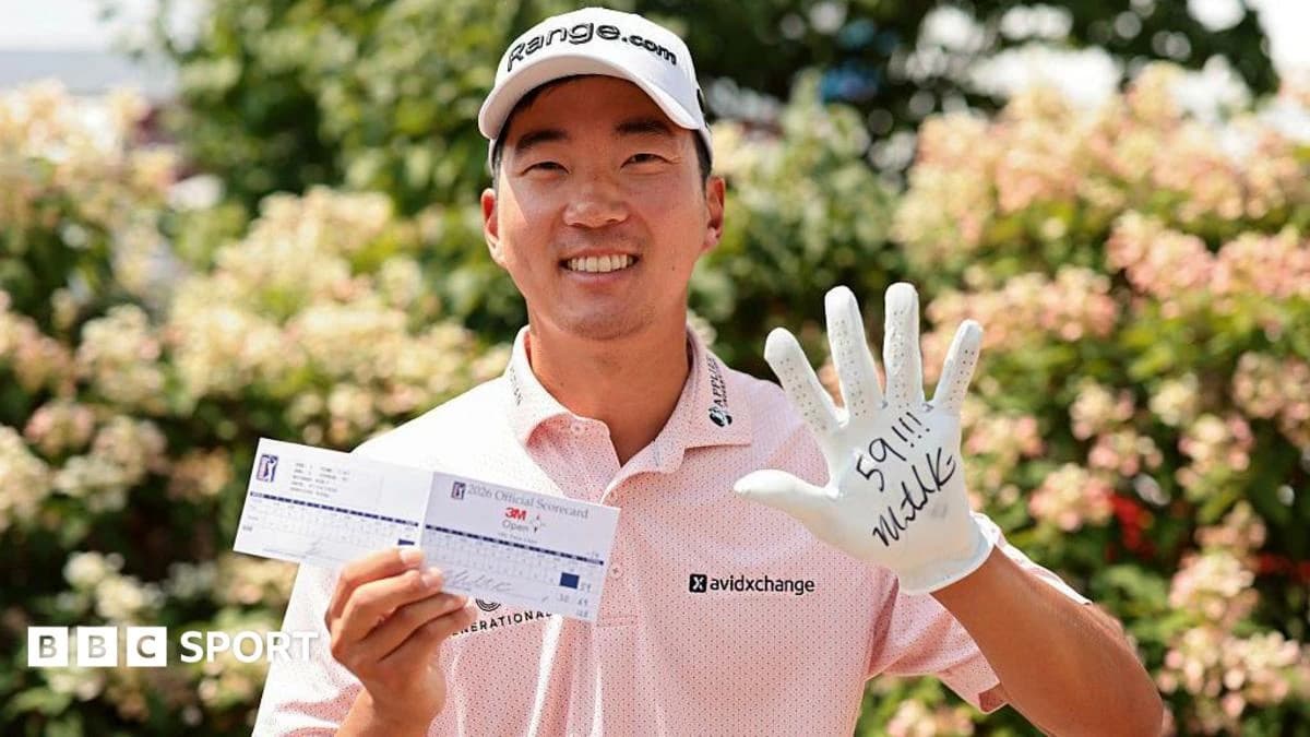3M Open: Michael Kim feels 'pretty cool' after a historic round of 59