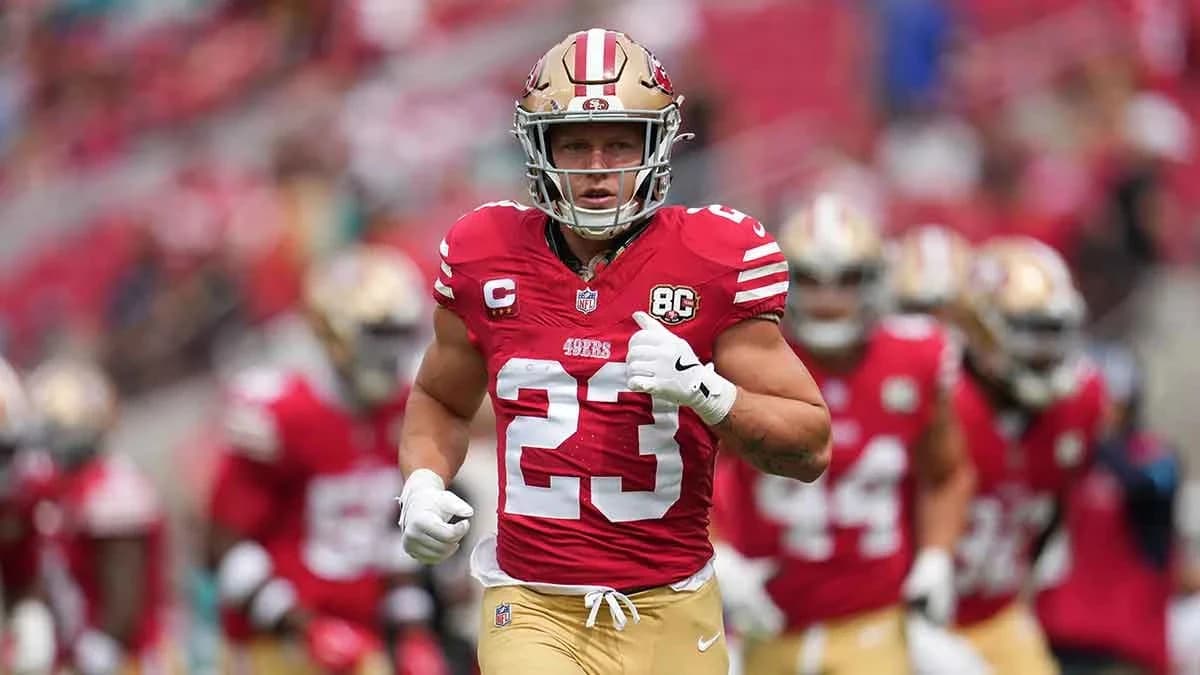 49ers' Christian McCaffrey hits 100 career touchdowns in near-record fashion
