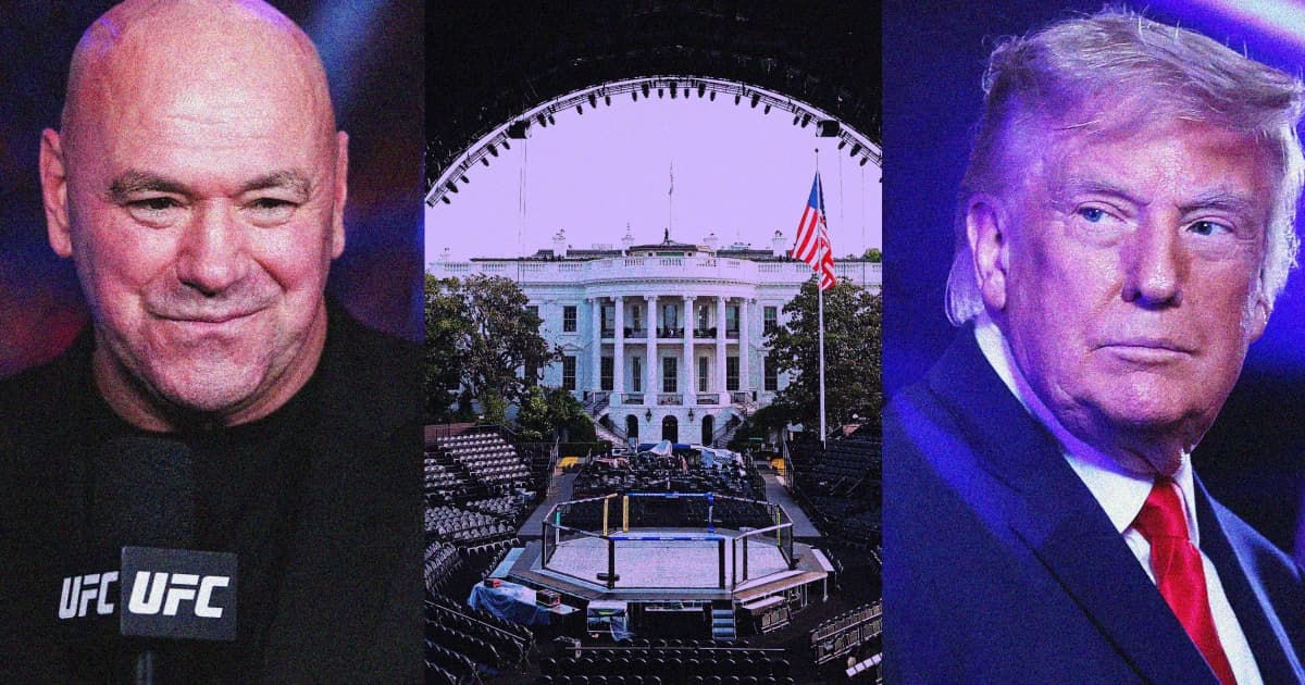 $60 million and Trump’s friendship: How UFC cage fights landed on the White House lawn