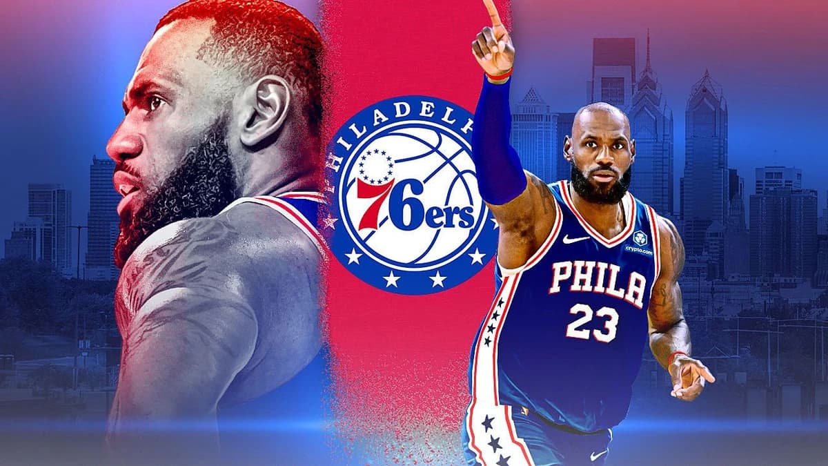 76ers welcome LeBron with coronation fit for King
