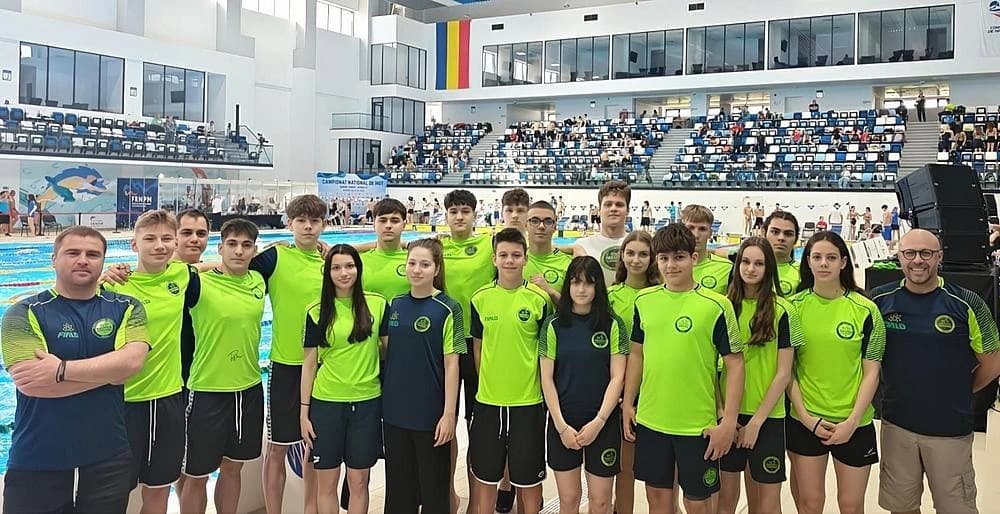 8 medalii pentru CS Nautica Bacău la Campionatele Naționale de Natație