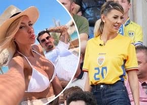 A atras toate privirile la Petrolul - Dinamo » Soția fotbalistului care a filmat în tribune pentru u