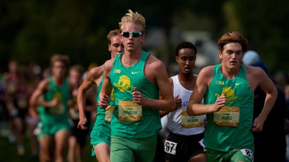 A Ducks double. Oregon dominates Big Ten Cross Country Championships