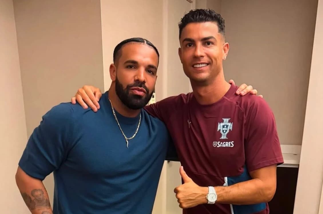 A ”explodat” internetul, după ce Drake s-a pozat cu Cristiano Ronaldo! Mesajul artistului, viral ins