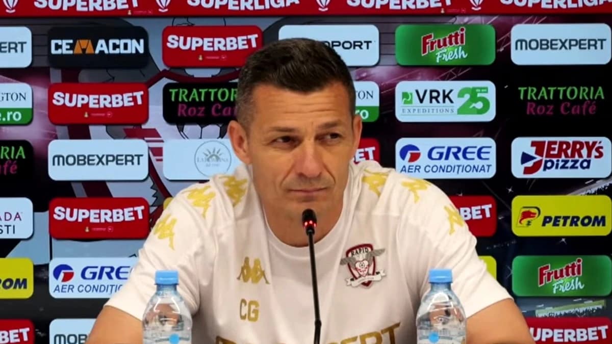 A pierdut Costel Gâlcă vestiarul la Rapid? Răspunsul ferm dat de antrenor înaintea meciului cu CFR C