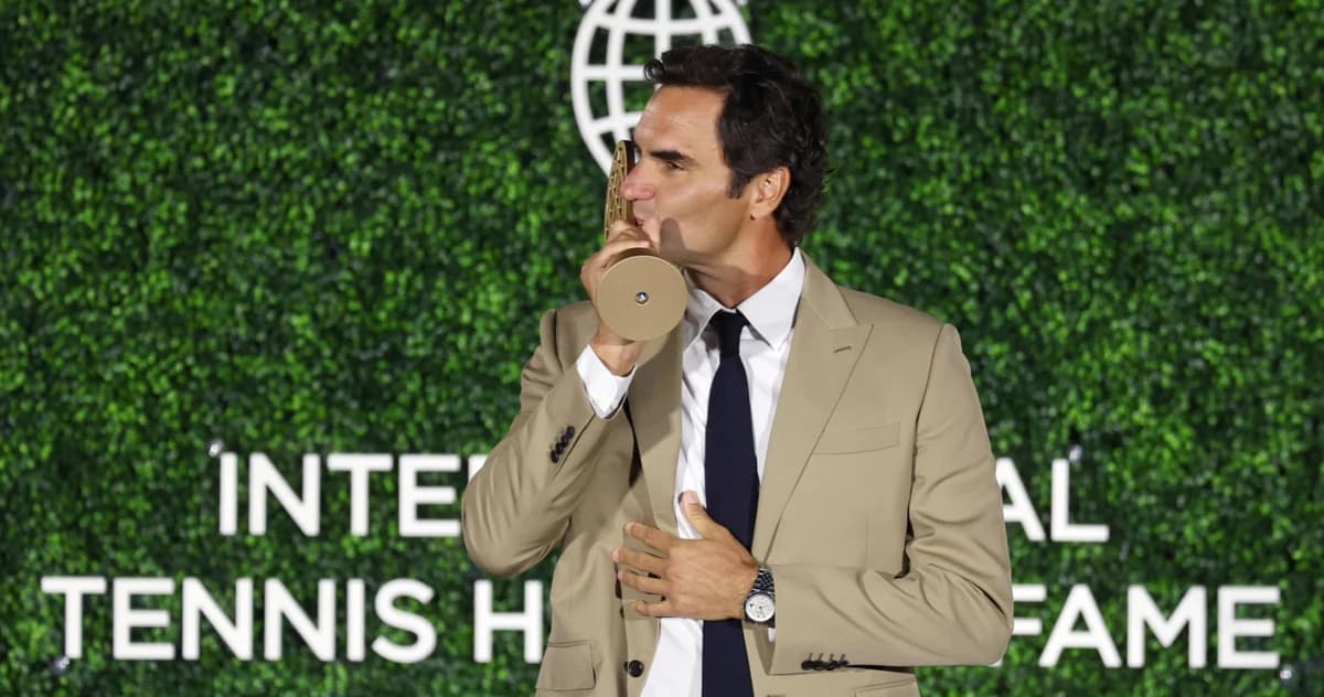 “A tennis player, plain and simple” – Federer, undone by his own tears, takes his place in the Hall
