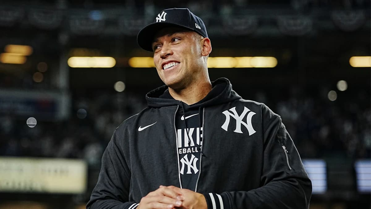 Aaron Judge left off of Yankees' ALDS roster vs. Rays: Three-time MVP still recovering from calf inj