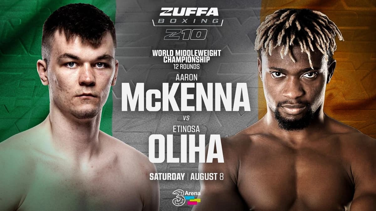 Aaron McKenna battles Etinosa Oliha for vacant IBF world middleweight title live on Sky Sports in Du