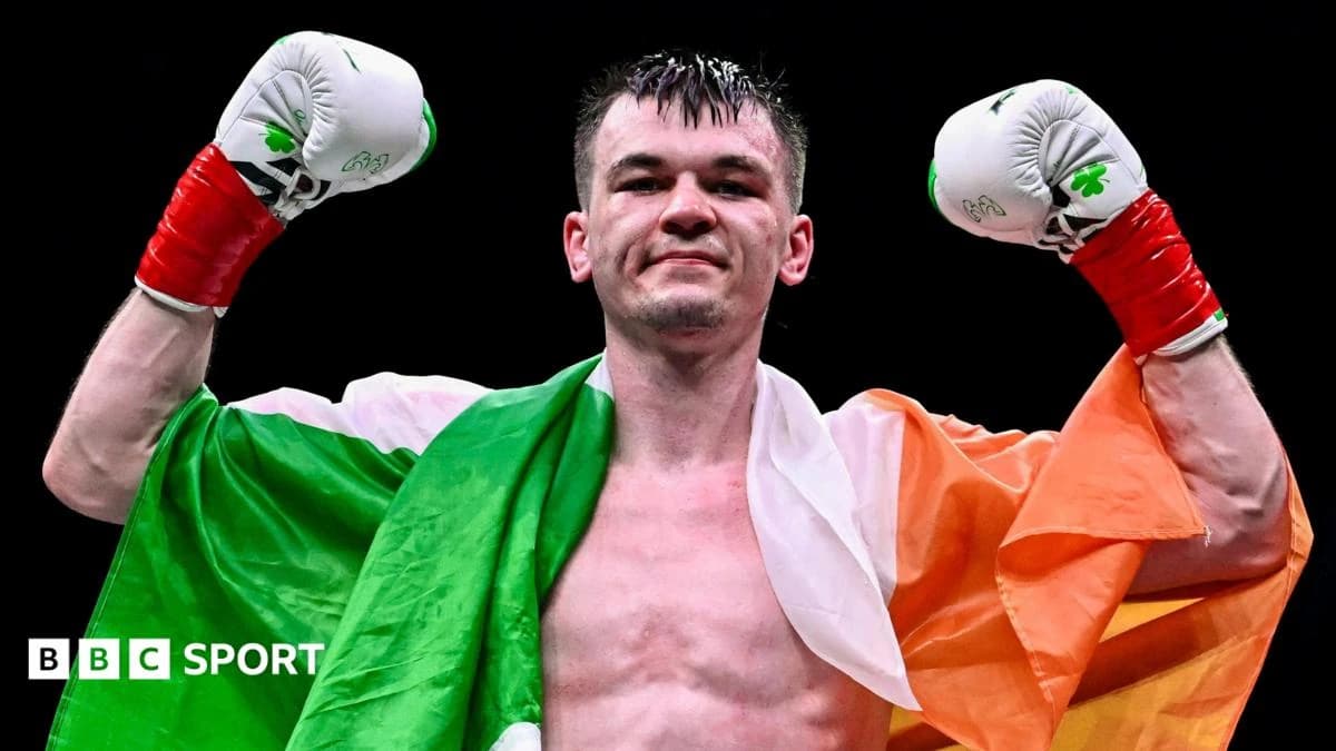 Aaron McKenna: Irish boxer beats Etinosa Oliha to win IBF world middleweight title in the 3Arena in