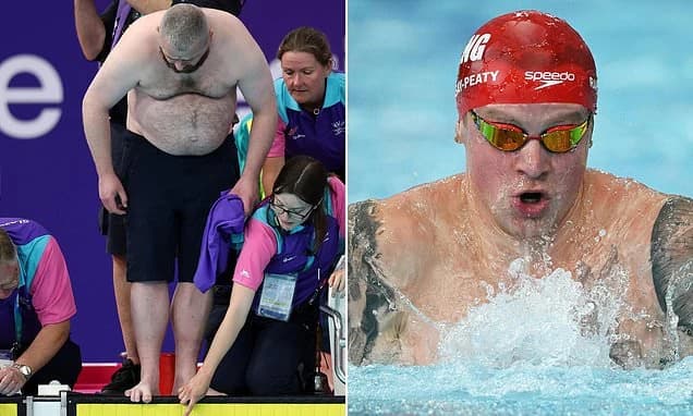 Adam Ramsay-Peaty's Commonwealth Games heat plunged into chaos with star's appearance delayed by 10