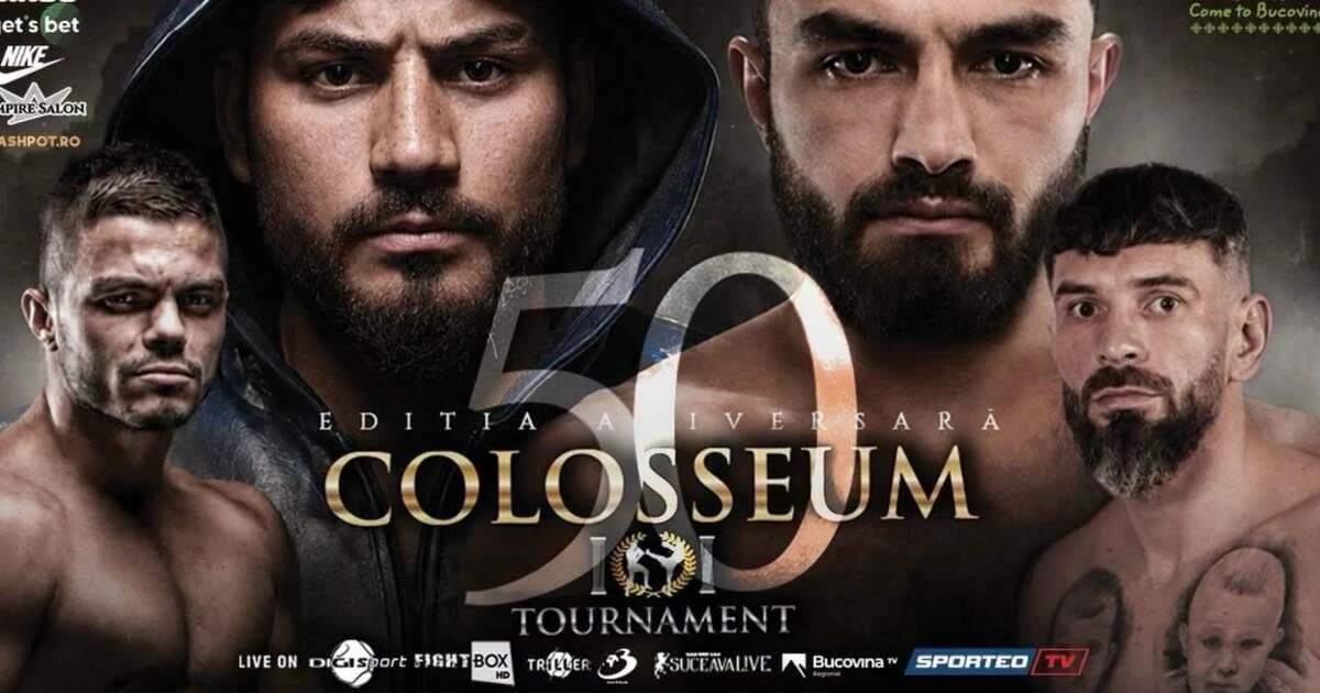 Adrian Maxim luptă vineri seara în co-main eventul galei aniversare „Colosseum Tournament 50”