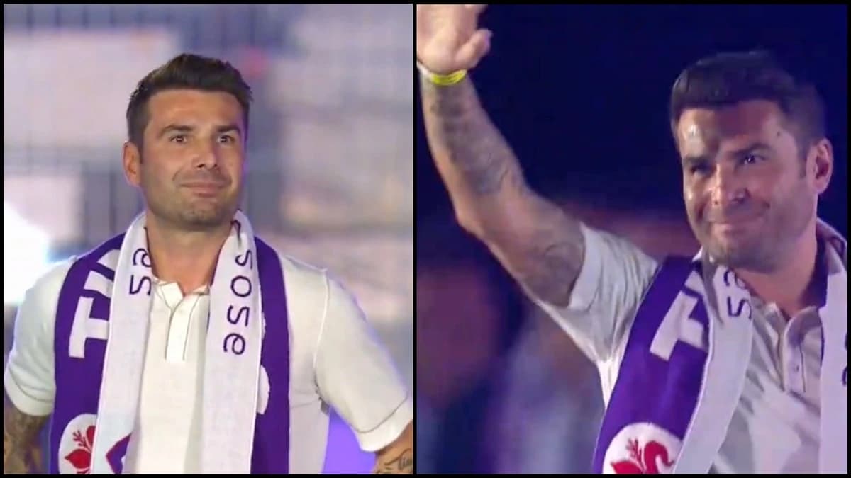 Adrian Mutu, ovaționat pe Artemio Franchi la centenarul Fiorentinei! Tribunele „au erupt” la apariți
