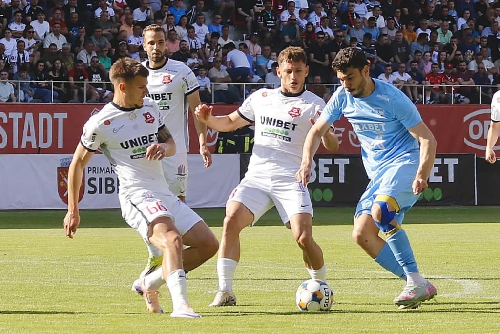 AFC Hermannstadt câștigă un baraj dramatic cu Voluntari