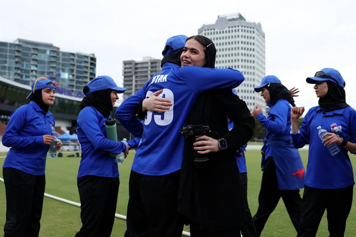 Afghan women’s refugee team to tour England on return to international cricket after Taliban exclusi