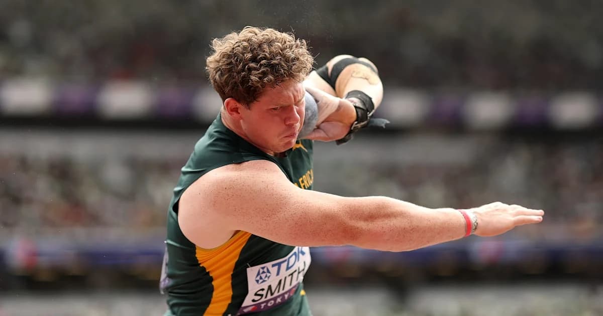 African Athletics Championships 2026: South Africa's Aiden Smith wins shot put gold on Day 1, Rwanda