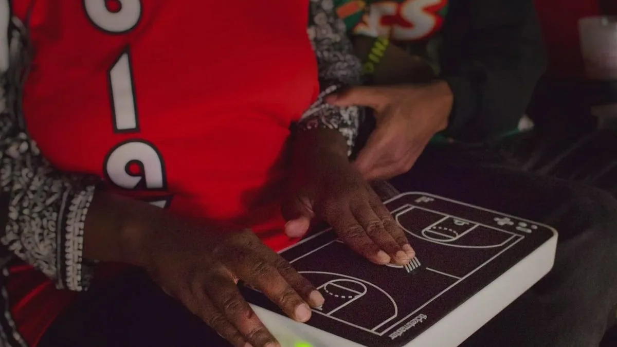 AI technology lets blind fans 'feel' live sports action