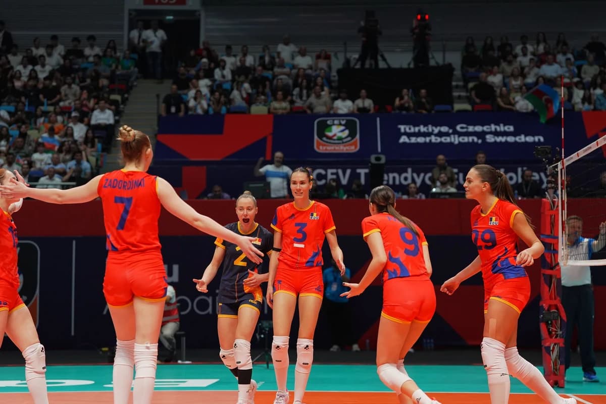 Al treilea meci pentru România la Campionatul European de volei feminin