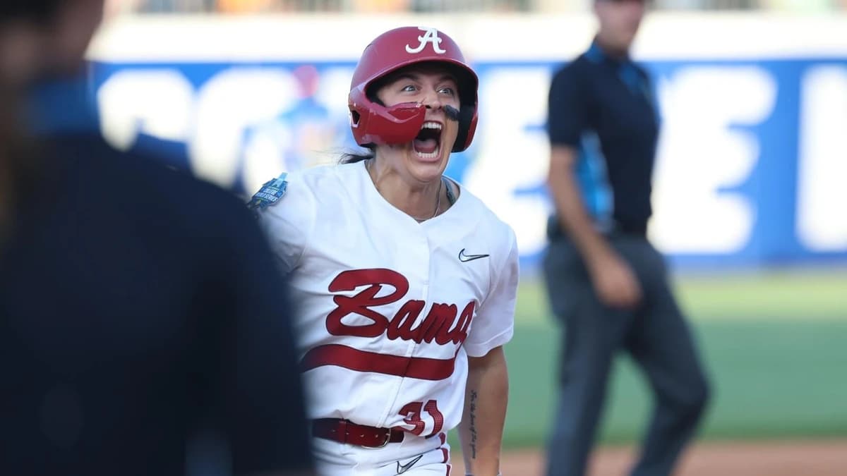 Alabama Opens Play at the Women’s College World Series with 6-3 Win over UCLA