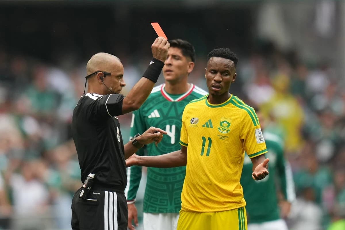 Alan Shearer admits concern over World Cup refereeing after three red cards in opening game
