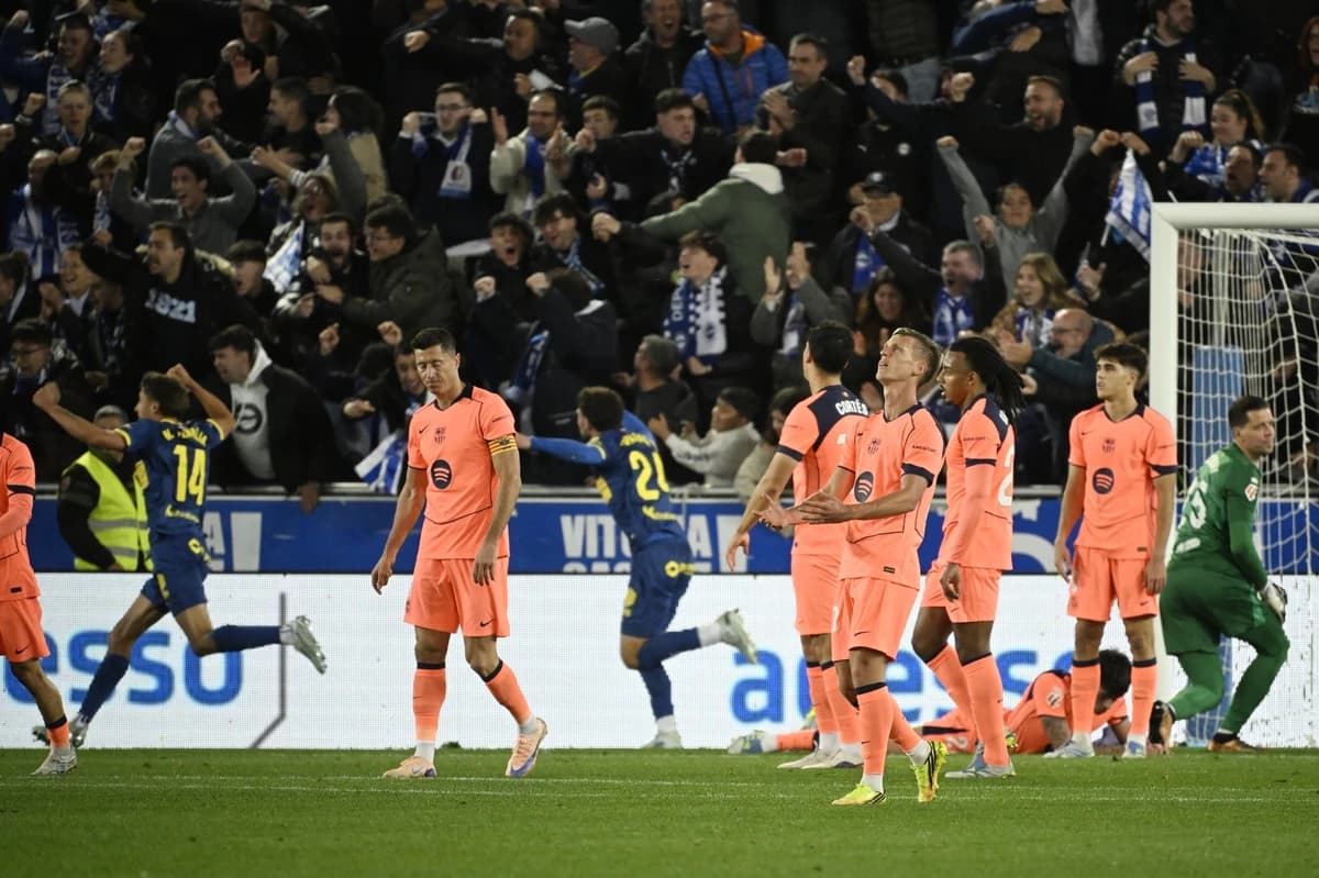 Alaves - Barcelona 1-0. Surpriză în La Liga: catalanii au pierdut primul meci, după ce au câștigat t