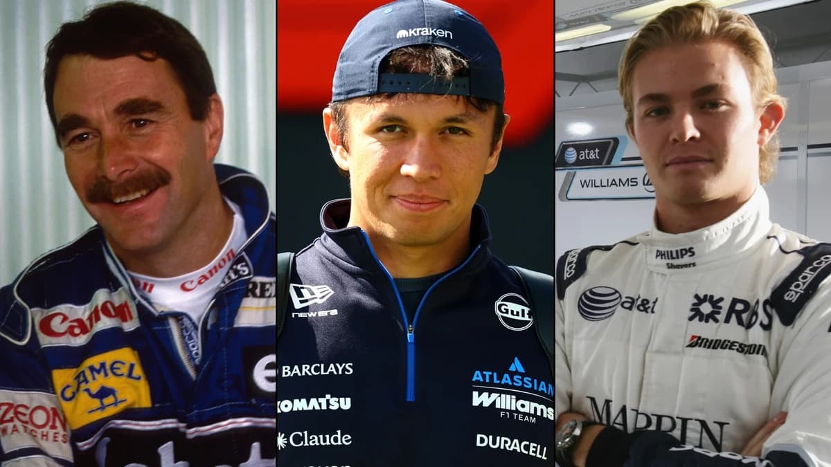 Alex Albon and the drivers with the most starts for Williams