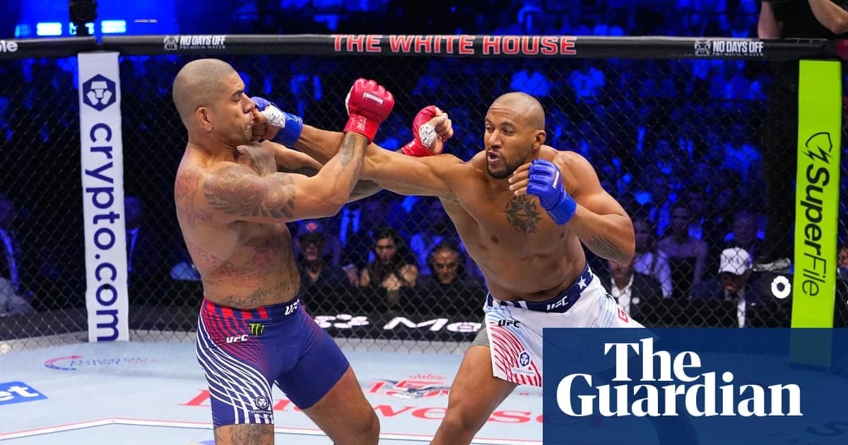 Alex Pereira blasts Ciryl Gane for ‘illegal shots’ during White House UFC fight