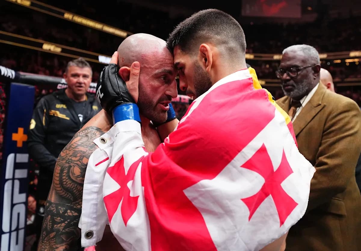 Alexander Volkanovski favors Ilia Topuria to beat Justin Gaethje in a rematch: 'He tried to rush eve