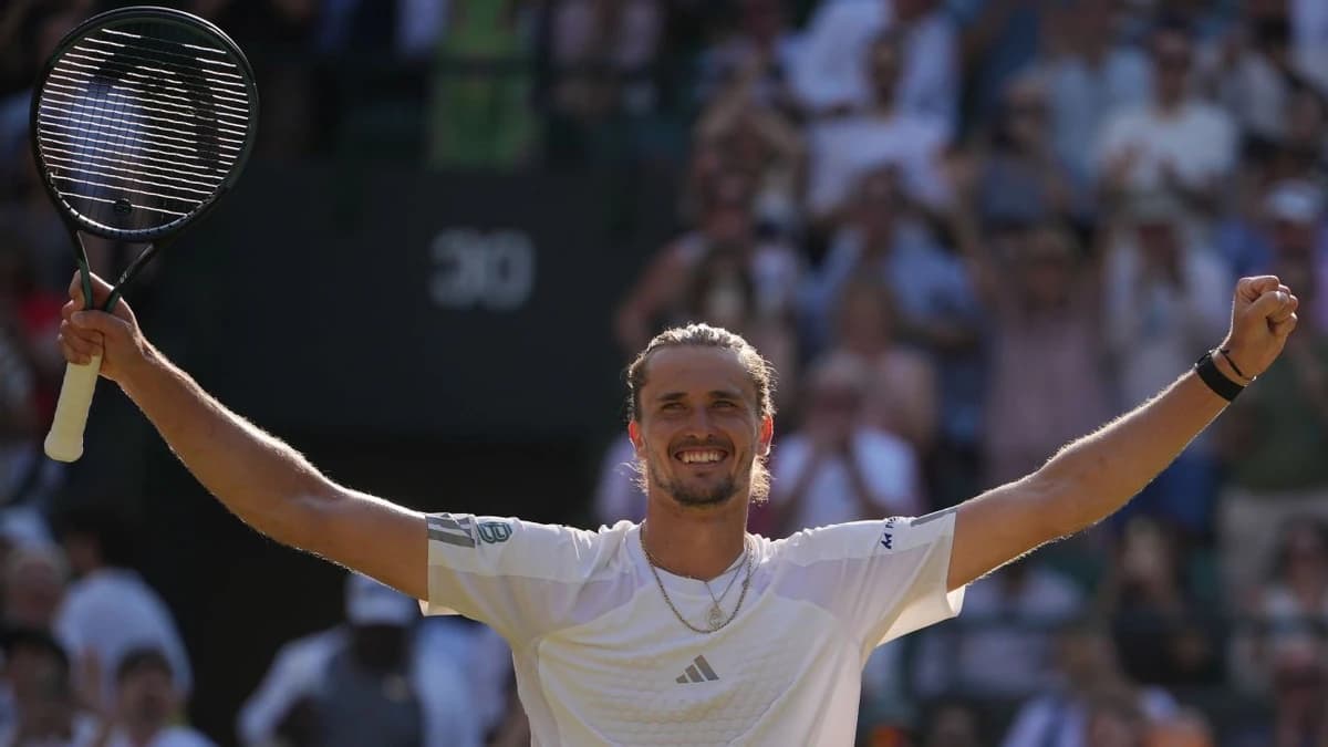 Alexander Zverev beats Taylor Fritz to make Wimbledon semis