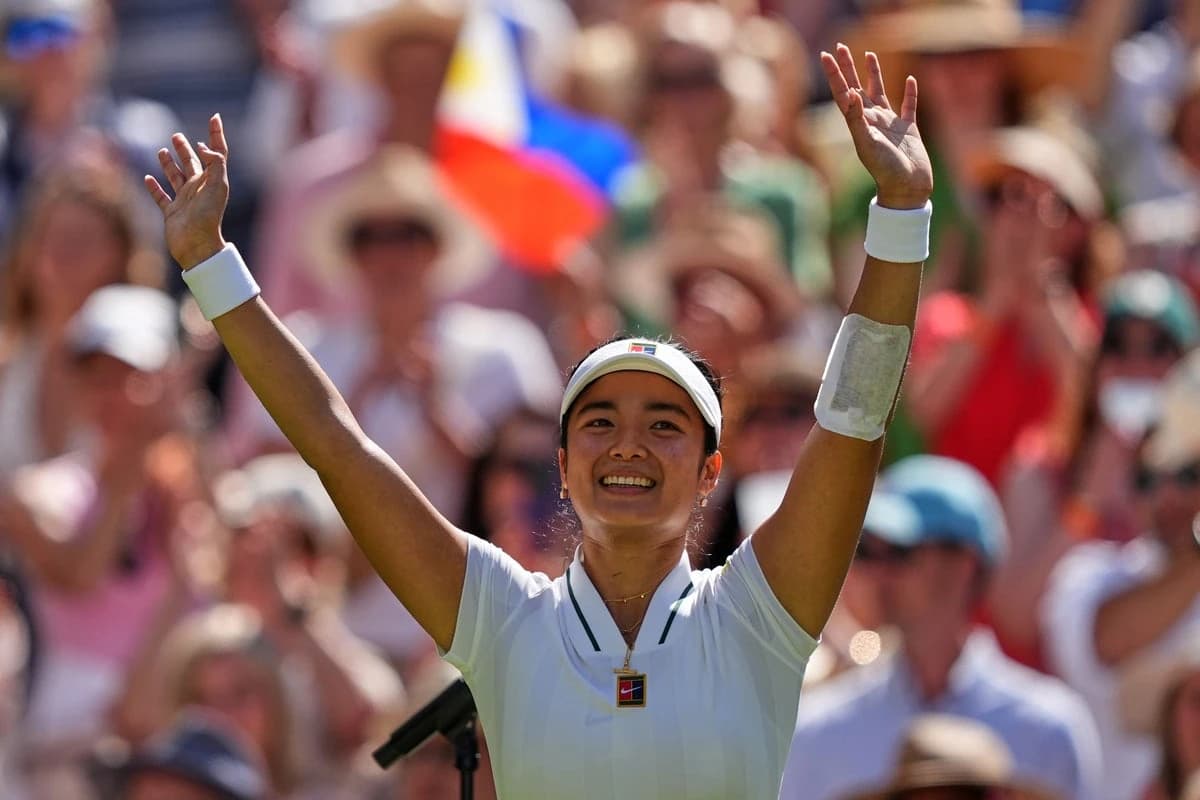 Alexandra Eala stuns Wimbledon champion Iga Swiatek to make more history for the Philippines
