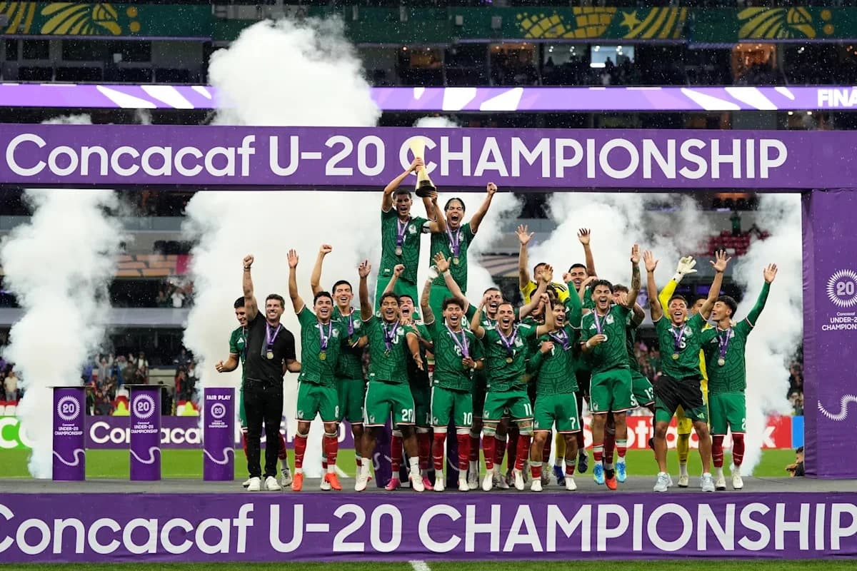 Alfaro’s 2 headers lift Mexico to a 2-0 win over the US to retain CONCACAF U-20 title