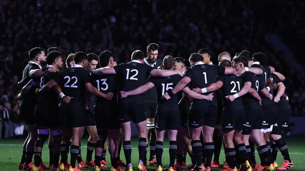 All Blacks Squad Named for Rugby's Greatest Rivalry Tour