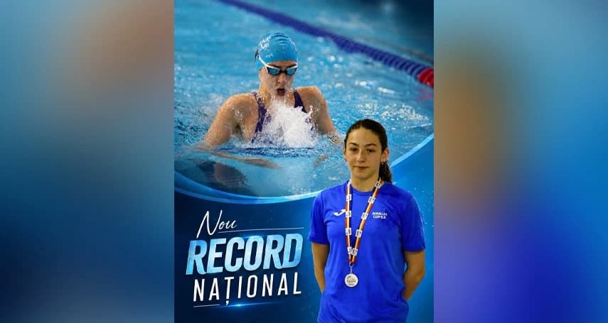 Amalia Lupea a stabilit un nou record național. „Suntem mândri de tine și încrezători în tot ceea ce
