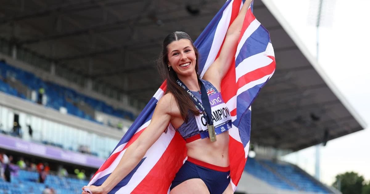 Amy Hunt finds herself in best race at the Diamond League in London