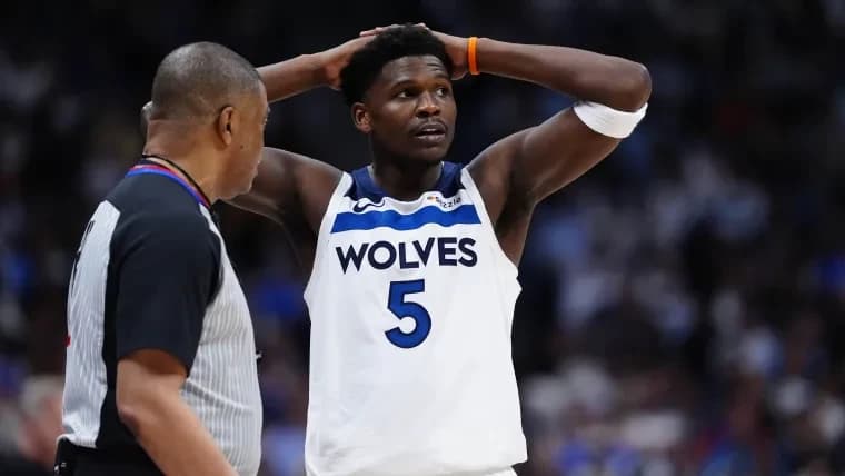 Analyst calls out Anthony Edwards for hugging Spurs in Game 6