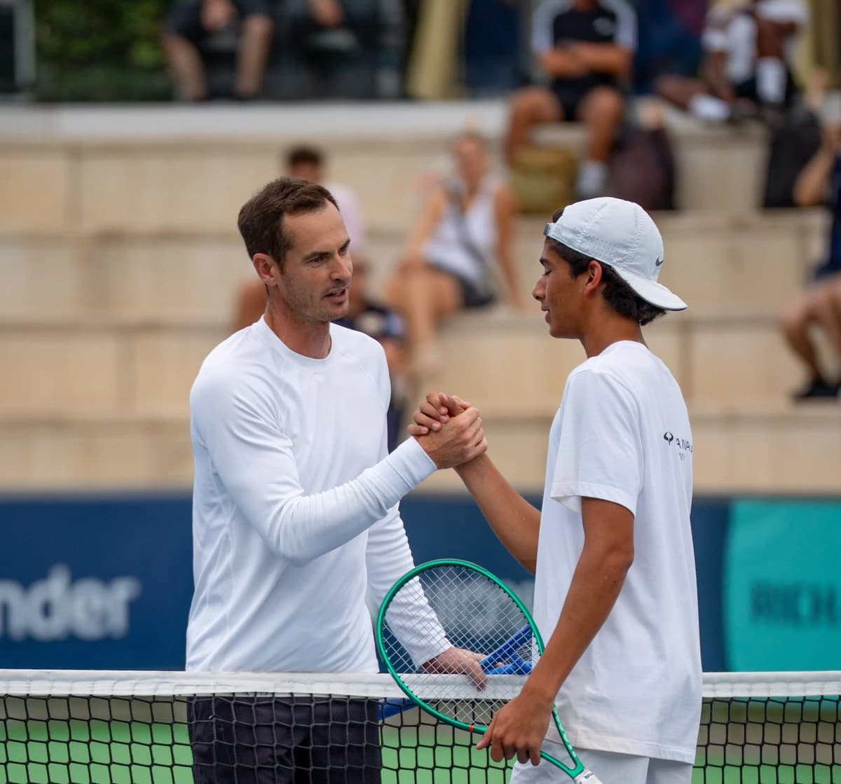 Andy Murray and Rafa Nadal prepare for Saturday’s 10th Anniversary exhibition