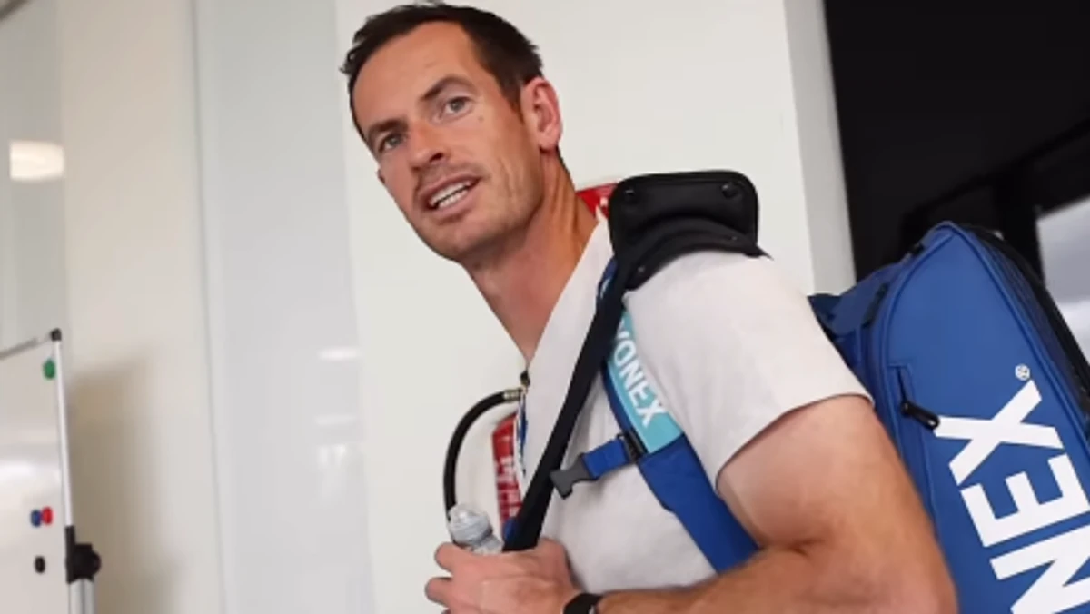 Andy Murray comes out of retirement as he arrives for televised tennis return