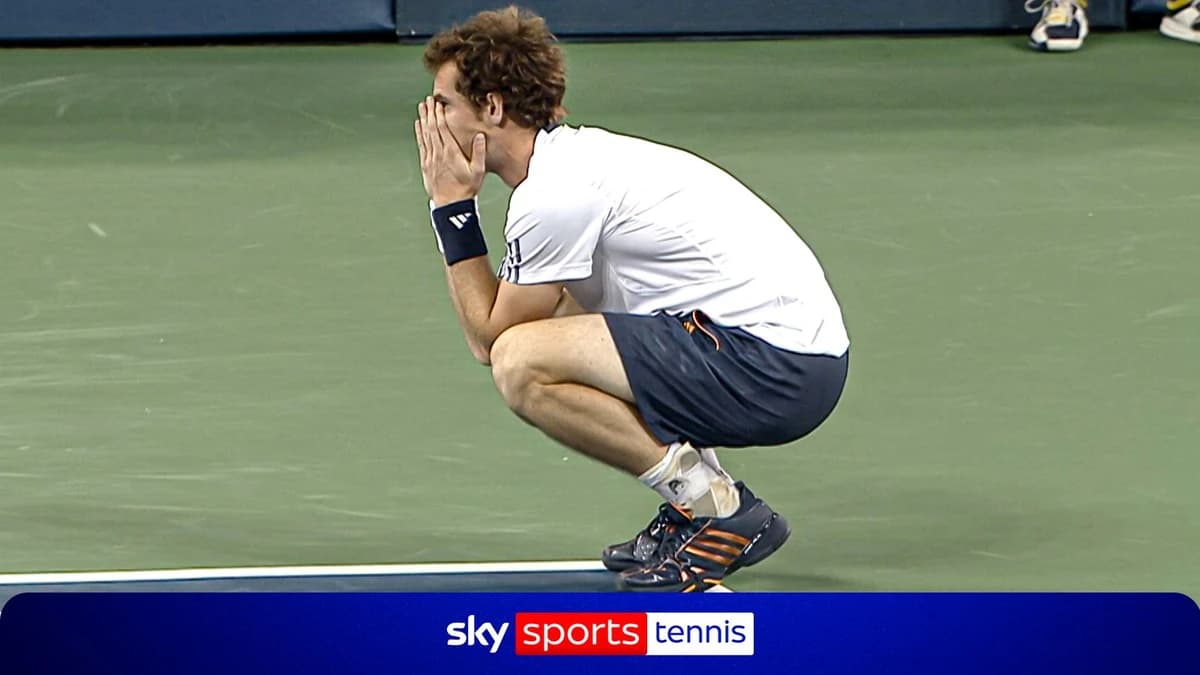 Andy Murray wins the US Open - the TENSE final game