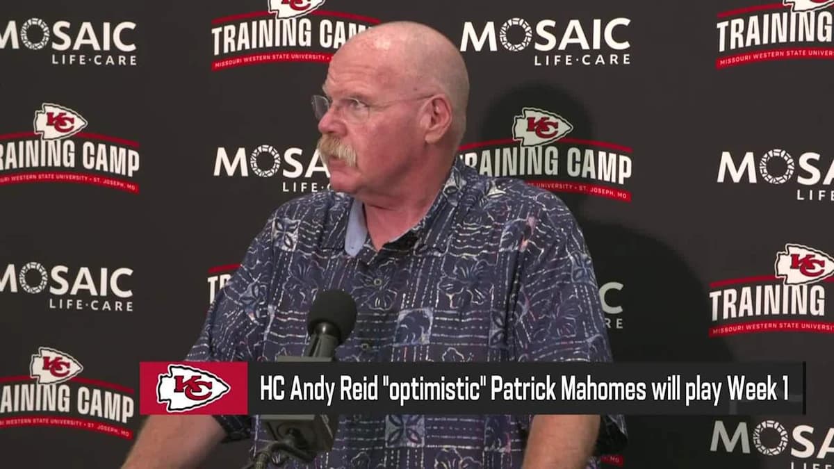 Andy Reid, Patrick Mahomes react to Mahomes' clearance to practice