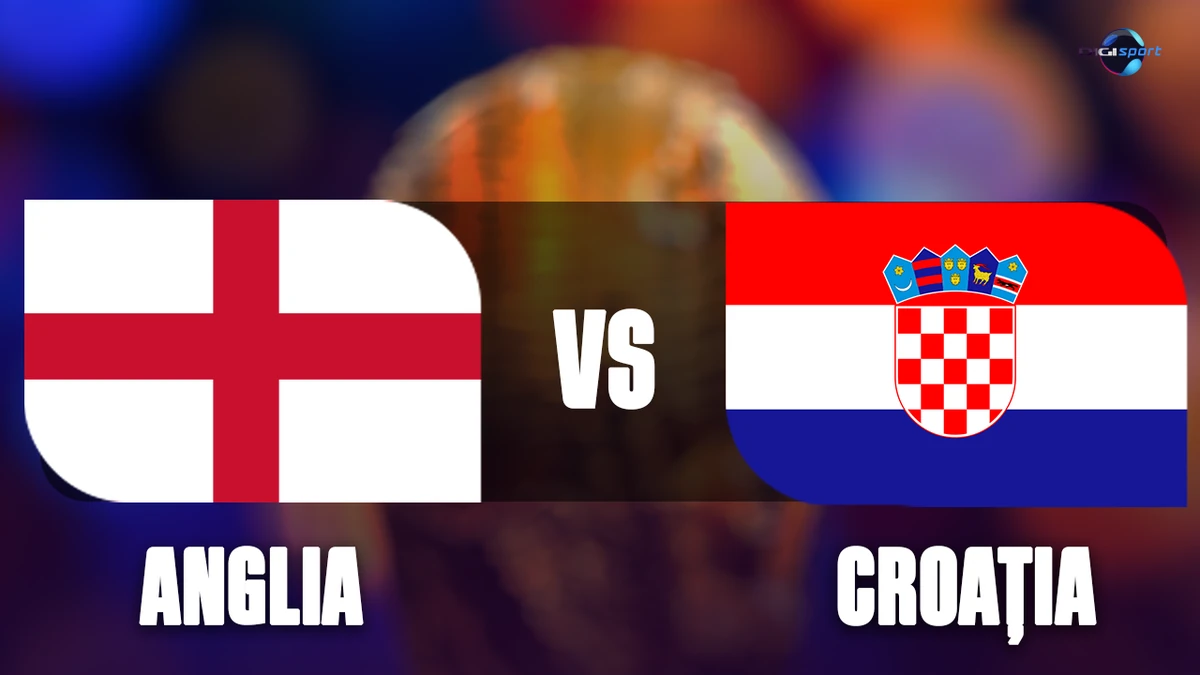 Anglia - Croația, 23:00, Live Text, digisport.ro. Se repetă semifinala Cupei Mondiale din 2018