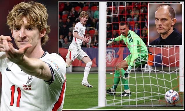 Anthony Gordon gives England lift-off in the Nations League with match-winning display against Czech