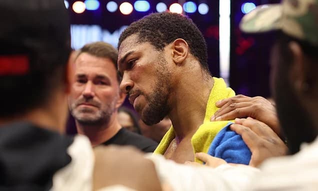 Anthony Joshua fights back tears as he dedicates dramatic victory over Kristian Prenga to two best f