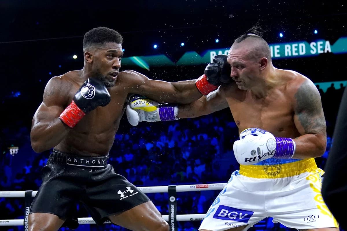 Anthony Joshua makes prediction for Oleksandr Usyk’s fight with Rico Verhoeven