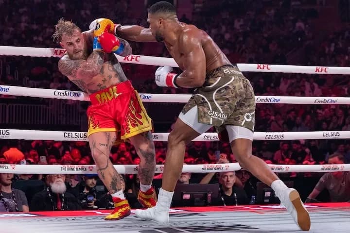 Anthony Joshua on Jake Paul’s potential career ending broken jaw: ‘That’s what was asked of me’