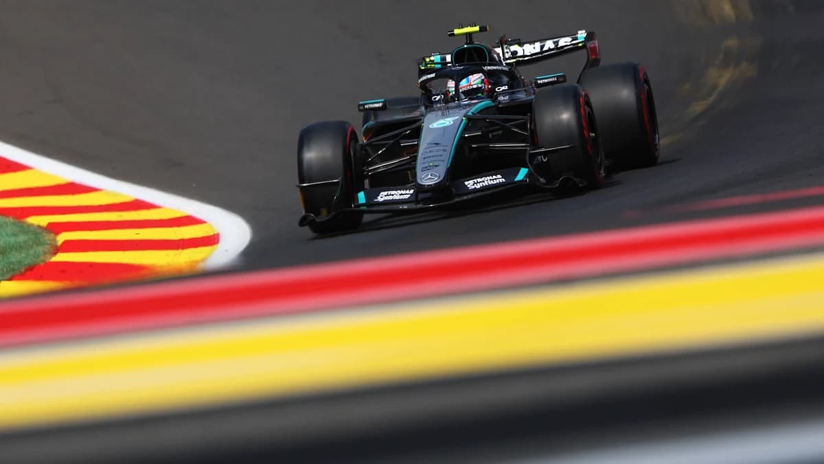 Antonelli fastest in Belgium FP3 as Hamilton crashes