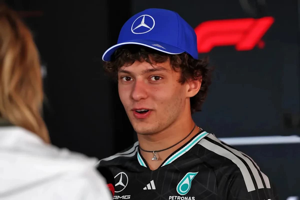 Antonelli shares untold story of Mercedes Formula 1 promotion